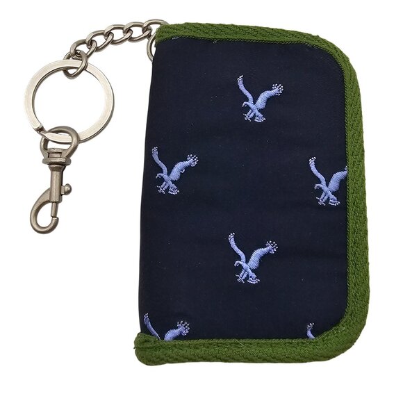 American Eagle Outfitters Keychain Card Holder Wallet Preppy Retro Style Logo - Picture 1 of 14